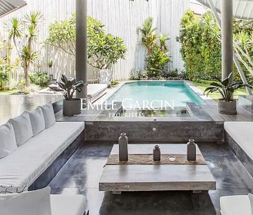 Villa minimaliste de 3 chambres à louer entre Canggu et Seminyak - Photo 1