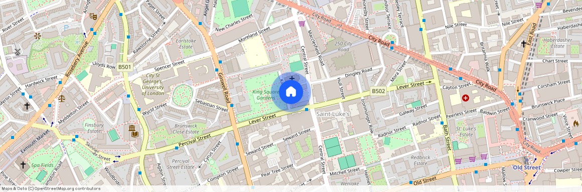Barnabas house, Central street, EC1V
