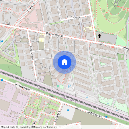 ul. Mikołaja Drygały, Szczęśliwice, Ochota, Warszawa, mazowieckie