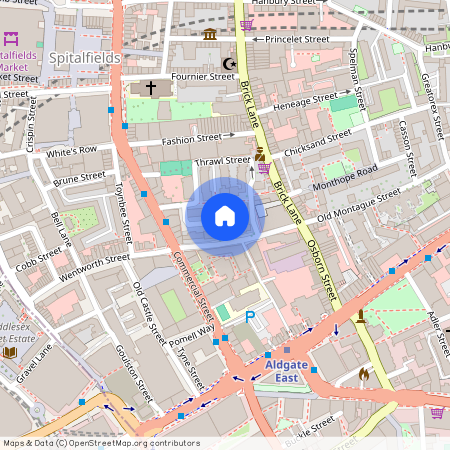 Thrawl Street, Aldgate, London, E1