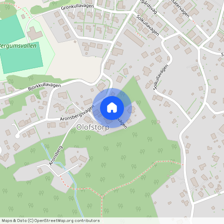 Aronsbergsvägen, Olofstorp