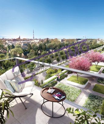 Appartement 2 pièces de 46.44m² au 12 ème étage avec balcon et parking à louer à Strasbourg (67000) | Wacken - Photo 1