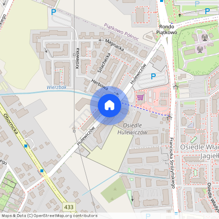 ul. Hulewiczów, Piątkowo, Stare Miasto, Poznań, wielkopolskie