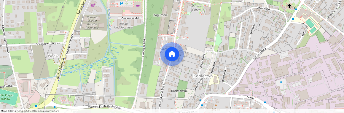 ul. dr. Jana Piltza, Kobierzyn, Dębniki, Kraków, małopolskie