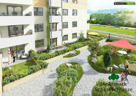 vollmöblierte Mietwohnung mit Einbauküche (ohne Geschirrspüler) ++ Wohnpark Schlossergasse ++ - Photo 2