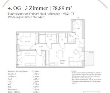 Komfort trifft Stil: 3-Zimmer-Wohnung mit Balkon - Foto 5