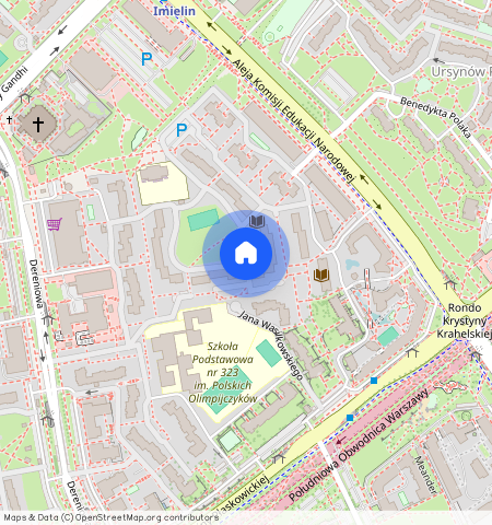 mazowieckie, Warszawa, Ursynów, Ursynów, Centrum, Jana, Wasilkowskiego