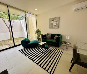Townhouse amueblado, de una recámara, con jardín. - Photo 1