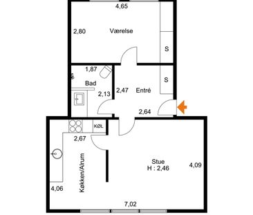 Centralt beliggenhed, med gratis parkering samt hyggeligt gårdmiljø. - Foto 6