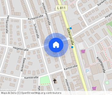 1-ZKB im Villenviertel – Balkon, Küchenzeile, gepflegtes MFH – frei... - Foto 1