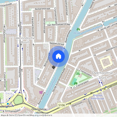 Baarsjesweg 272-4, Paramariboplein e.o., 1058AD, Amsterdam