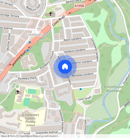 Northumberland Gardens, Jesmond, Newcastle Upon Tyne, NE2