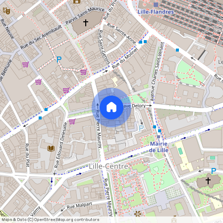 T2 meublé de 46, 03m2 situé rue Gustave Delory - MO, Lille