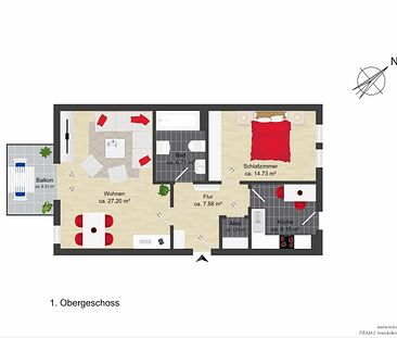 Frisch renovierte 2-Raum-Wohnung am Werder ! - Foto 1