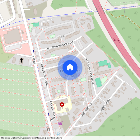 os. XXX-lecia, Krapkowice, Krapkowice, krapkowicki, opolskie