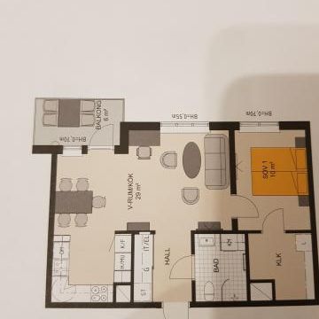 2 ROOMS APARTMENT FOR RENT IN UPPLANDS VÄSBY - Foto 1