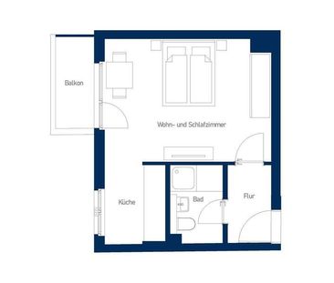 Schicke 1-Zimmer-Wohnung im Herzen von Steglitz - Photo 1