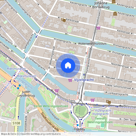 Derde Weteringdwarsstraat 21-F, Weteringbuurt, 1017TB, Amsterdam