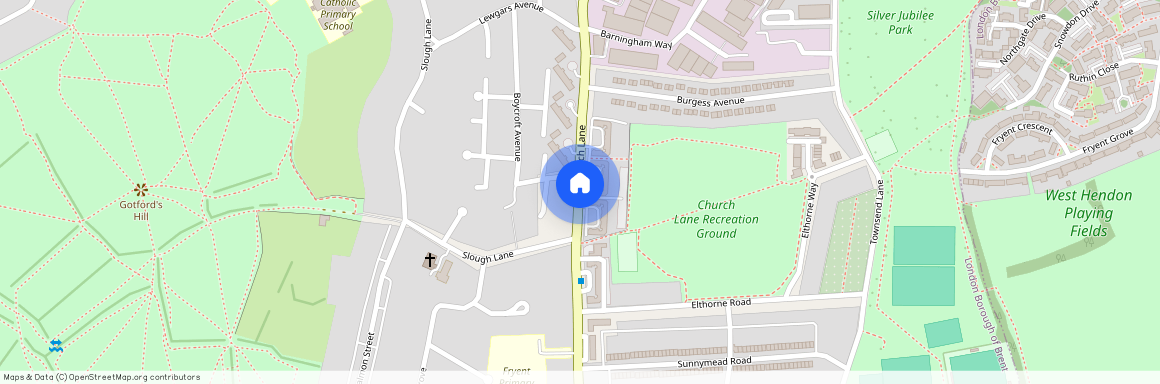 Barons Court Church Lane, London, NW9