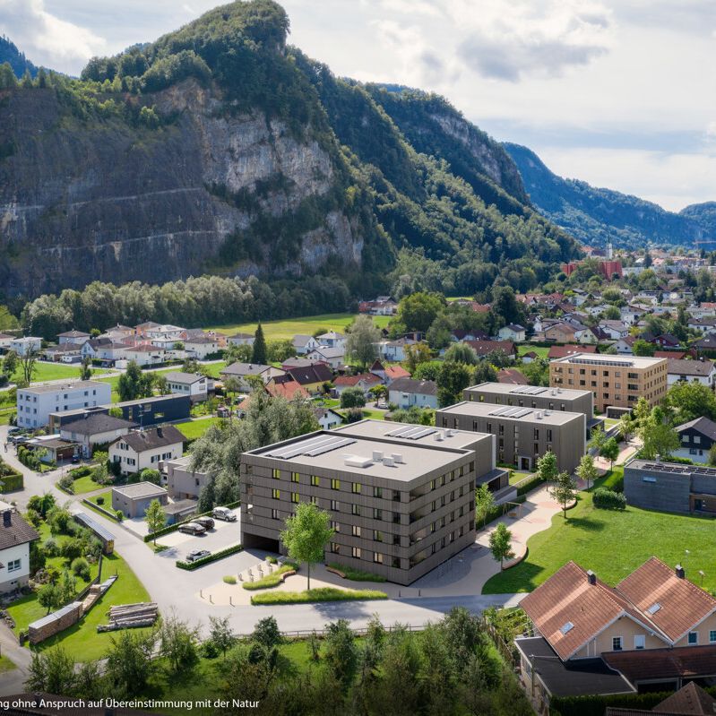 Neuwertige, sehr schöne 3-Zi.-Terrassen-Eckwohnung im 1. OG mit wunderbarem Ausblick und Abendsonne in Hohenems - Foto 1