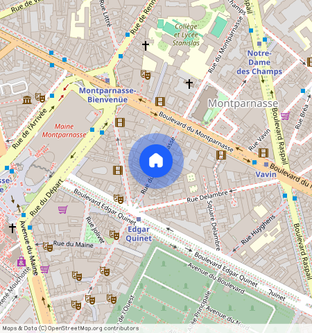 Rue du Montparnasse, 75014, Paris