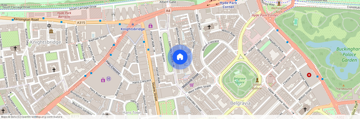 Lowndes Square, Knightsbridge, London