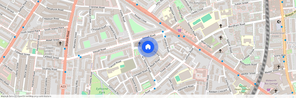 Frederick Crescent, Oval, SW9