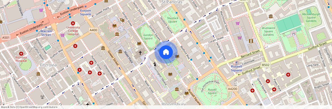 Woburn Square, St Pancras, WC1H