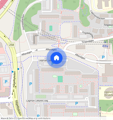 Lagman Lekares väg, Norsborg