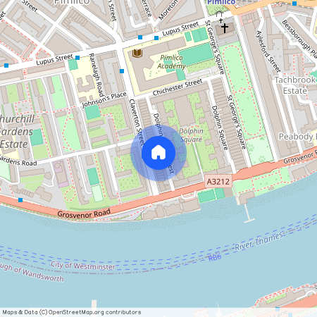 Claverton Street, Pimlico, London, SW1V