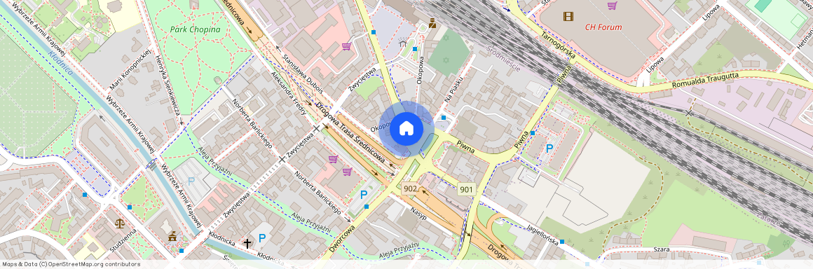 ul. Stanisława Dubois, Śródmieście, Gliwice, śląskie