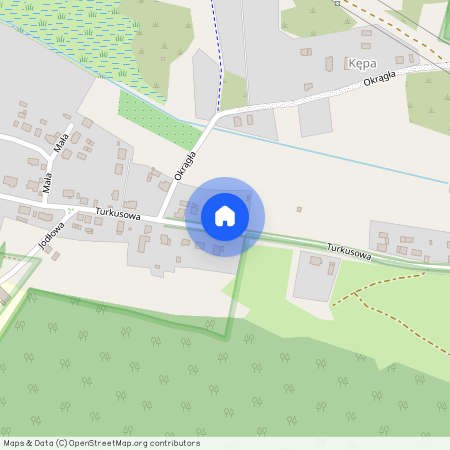 ul. Turkusowa, Wapnica, Międzyzdroje, kamieński, zachodniopomorskie