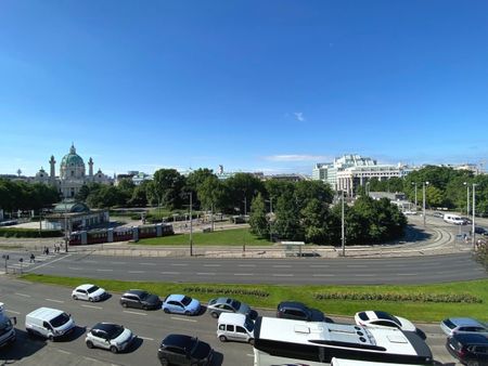 3-Zimmer-Wohung im Herzen Wiens mit Blick auf die Karlskirche - zu mieten in 1010 Wien - Photo 4