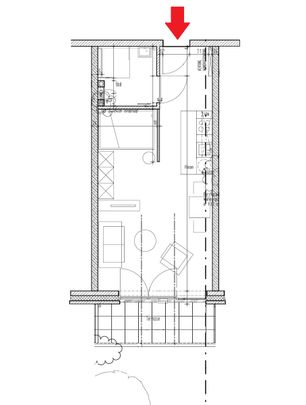 6037 - Attraktive 1-Zimmer-Erdgeschosswohnung mit EBK & Terrasse in TOP-Lage! - Photo 1