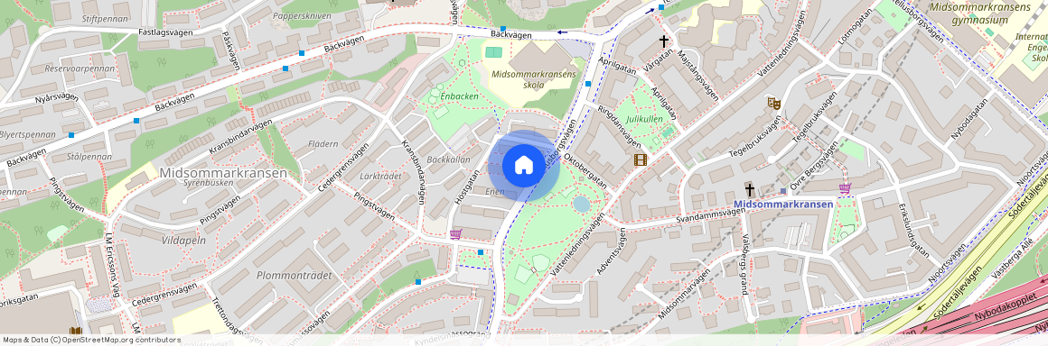 Midsommarkransen, Stockholm, Tellusborgsvägen 56