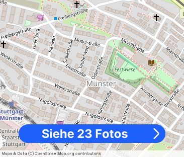 Gemütliches Kaminfeuer in Bad Cannstatt: Großzügige 4-Zimmer-Wohnun... - Foto 1