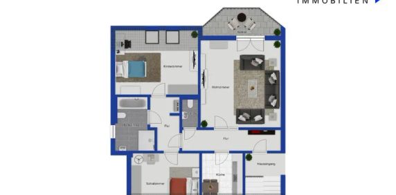 3-Zimmer Dachgeschosswohnung in zentrumsnaher Lage von Hemer - Photo 2