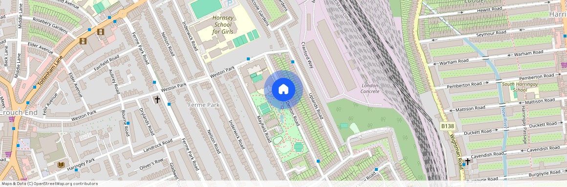 Denton Road, Crouch End, London, N8
