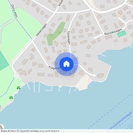 Kragenäsvägen, Lidingö