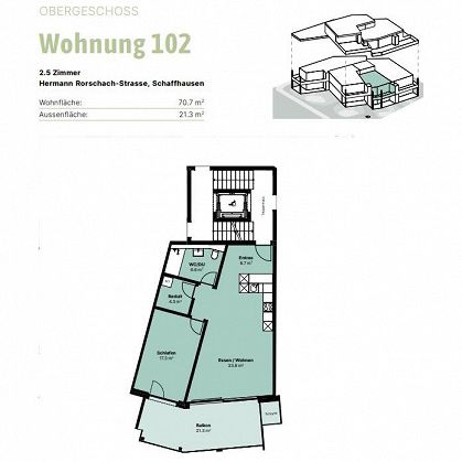 2.5-Zimmer-Neubauwohnung im Breitequartier "Sunneburgguet" - Foto 4