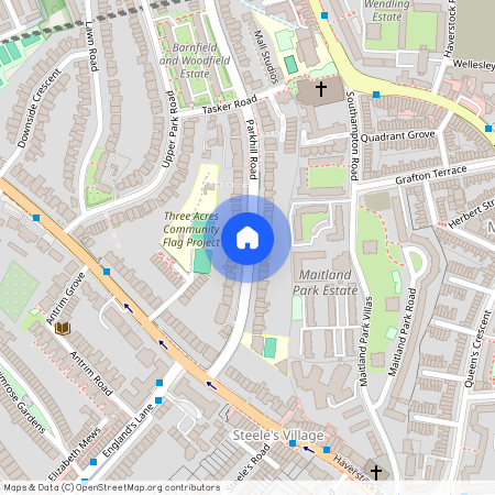 Parkhill Road, Belsize Park, London, NW3