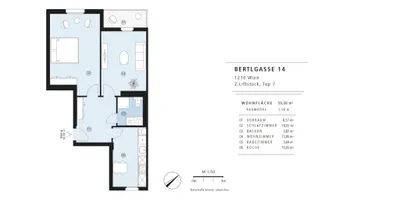 Gepflegte 2-Zimmer-Wohnung mit Balkon und separater Küche in Donaufeld - Photo 3
