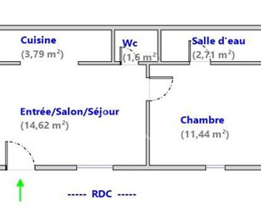 Location Appartement 2 pièces 34m² - Photo 4