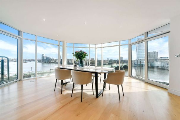 A stunning, 3 bedroom apartment in the popular Imperial Wharf development with sweeping views of the river Thames. - Photo 1