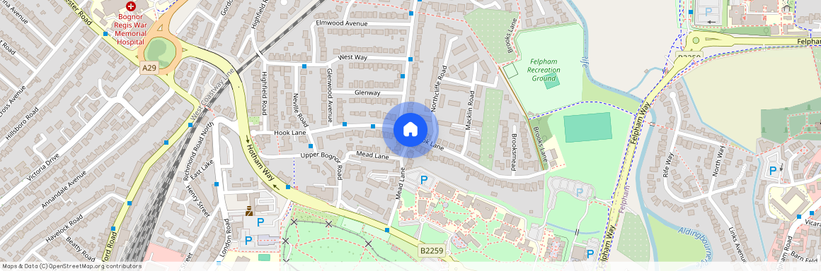 Hook Lane, Bognor Regis, West Sussex, PO22