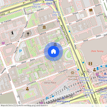 Warszawa, Śródmieście, Złota, 65A