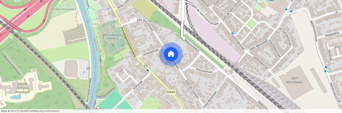 Jules de Cocklaan, 9050, Gent