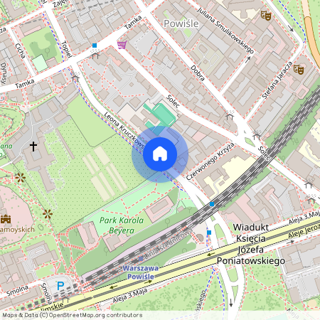 Warszawa, Śródmieście, Leona, Kruczkowskiego