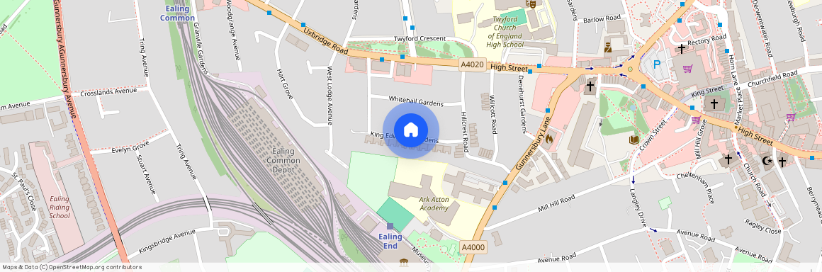 King Edwards Gardens, London, W3