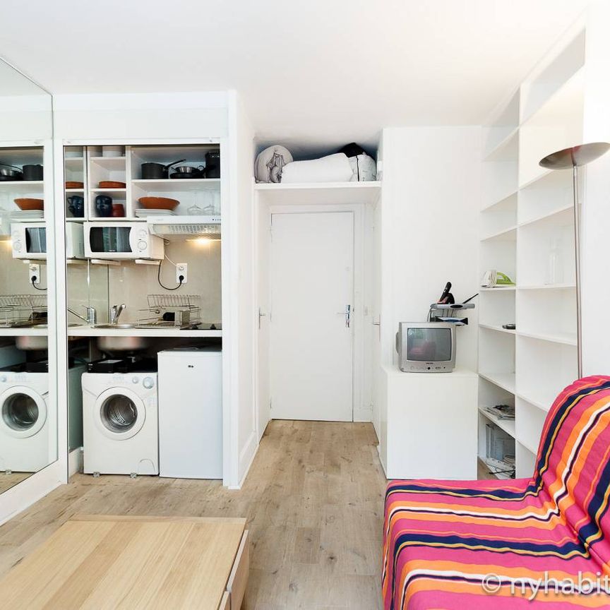 Logement à Paris, Location meublée - Studio T1 - Trocadéro (PA-1650) - Photo 1